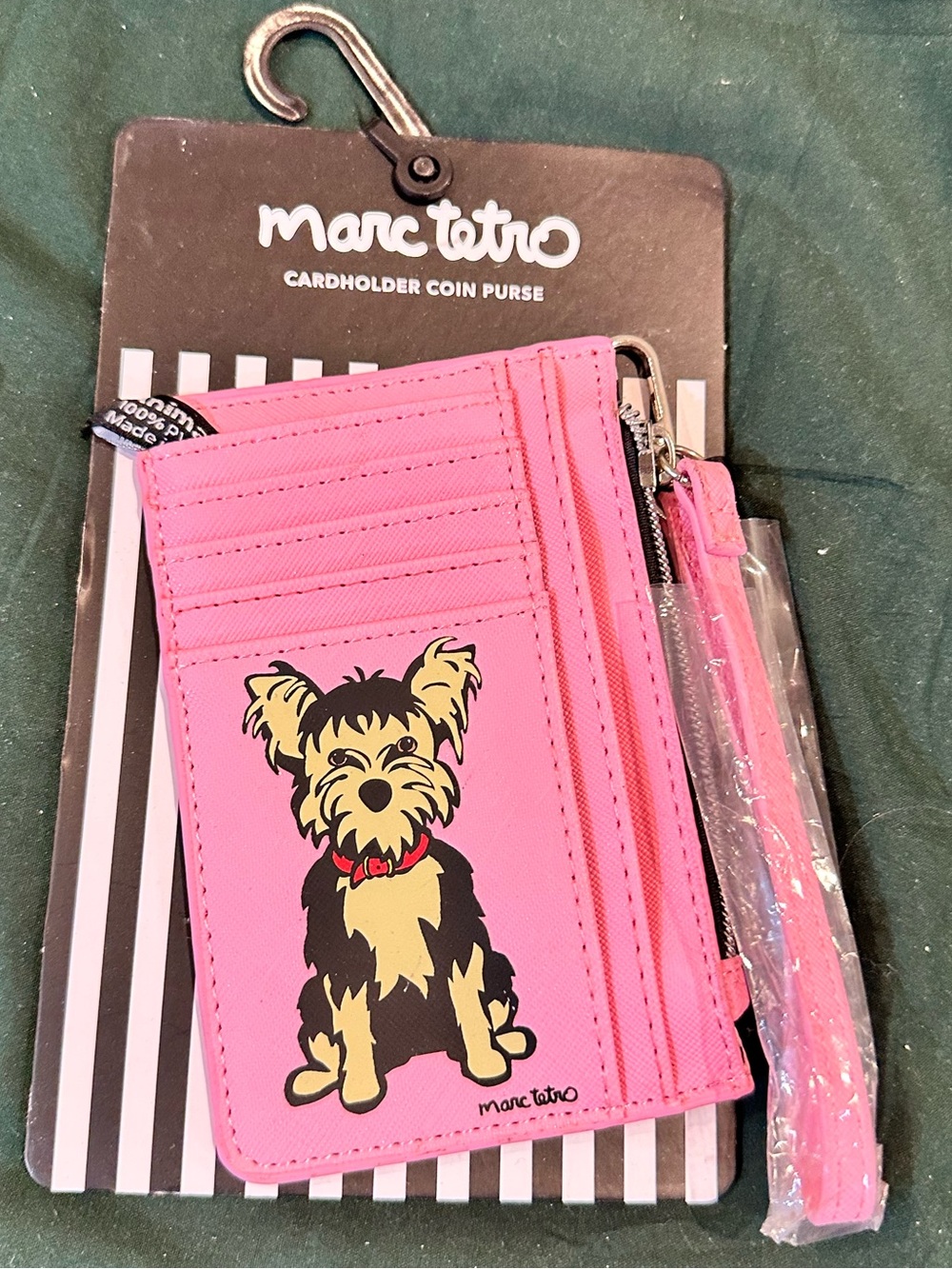 Pink Dog Cardholder Coin Purse